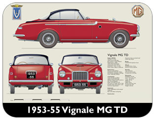 MG Magnette MkIV 1961-68 Place Mat, Medium
